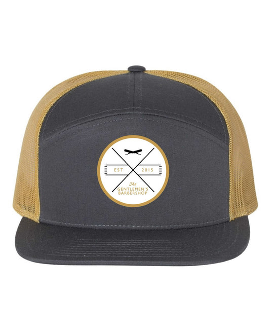 BARBERSHOP WHITE LOGO HAT
